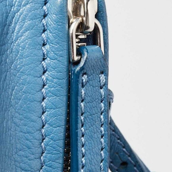 Givenchy Blue Sugar Goatskin Leather Mini Pandora Bag - Picture 4 of 12